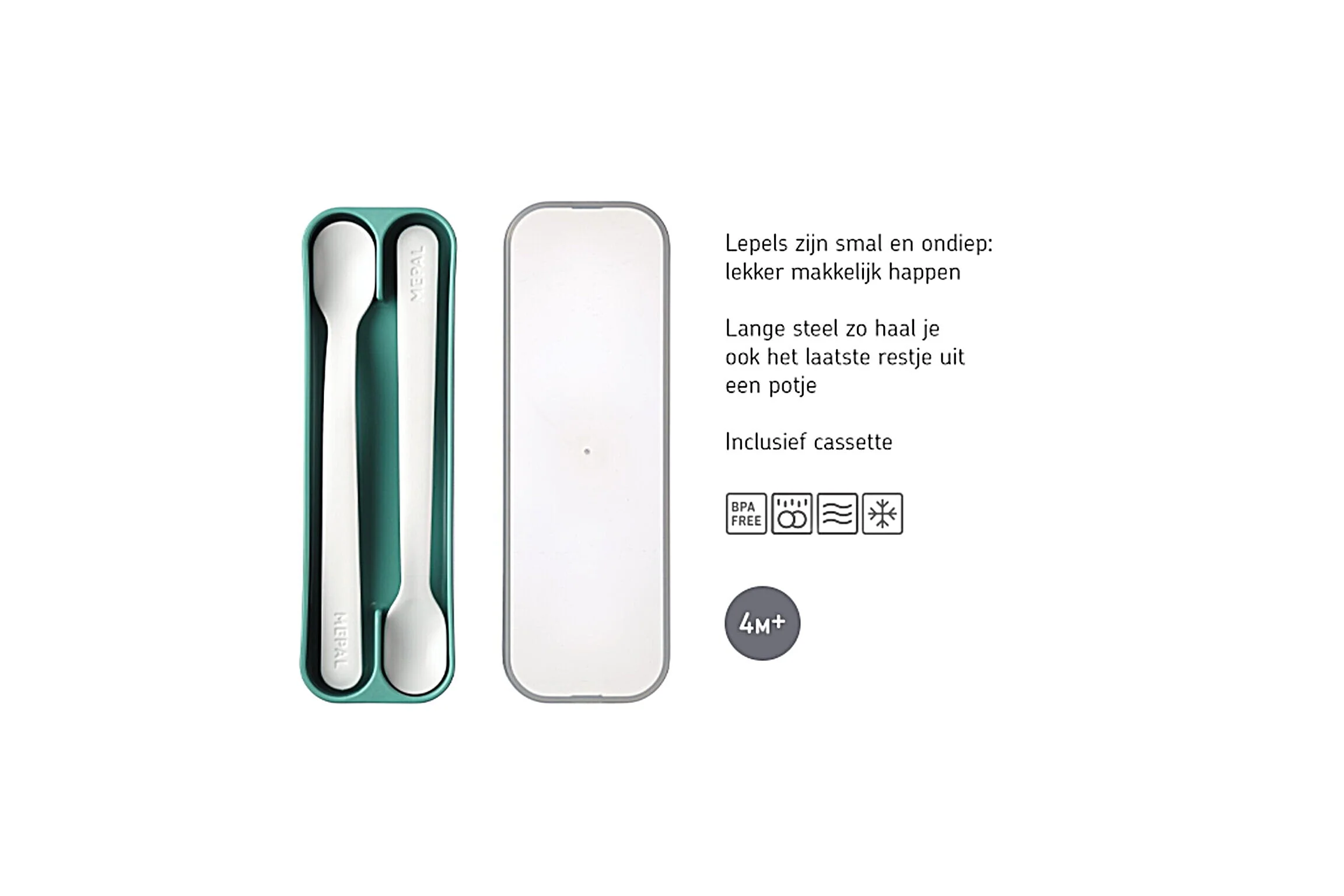 Mepal Little Dutch Baby Lepels Mio Set 2 | Little Farm - Afbeelding 4
