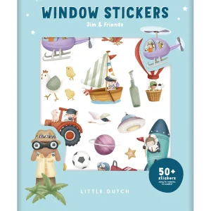 Little Dutch Raamstickers | Jim & Friends