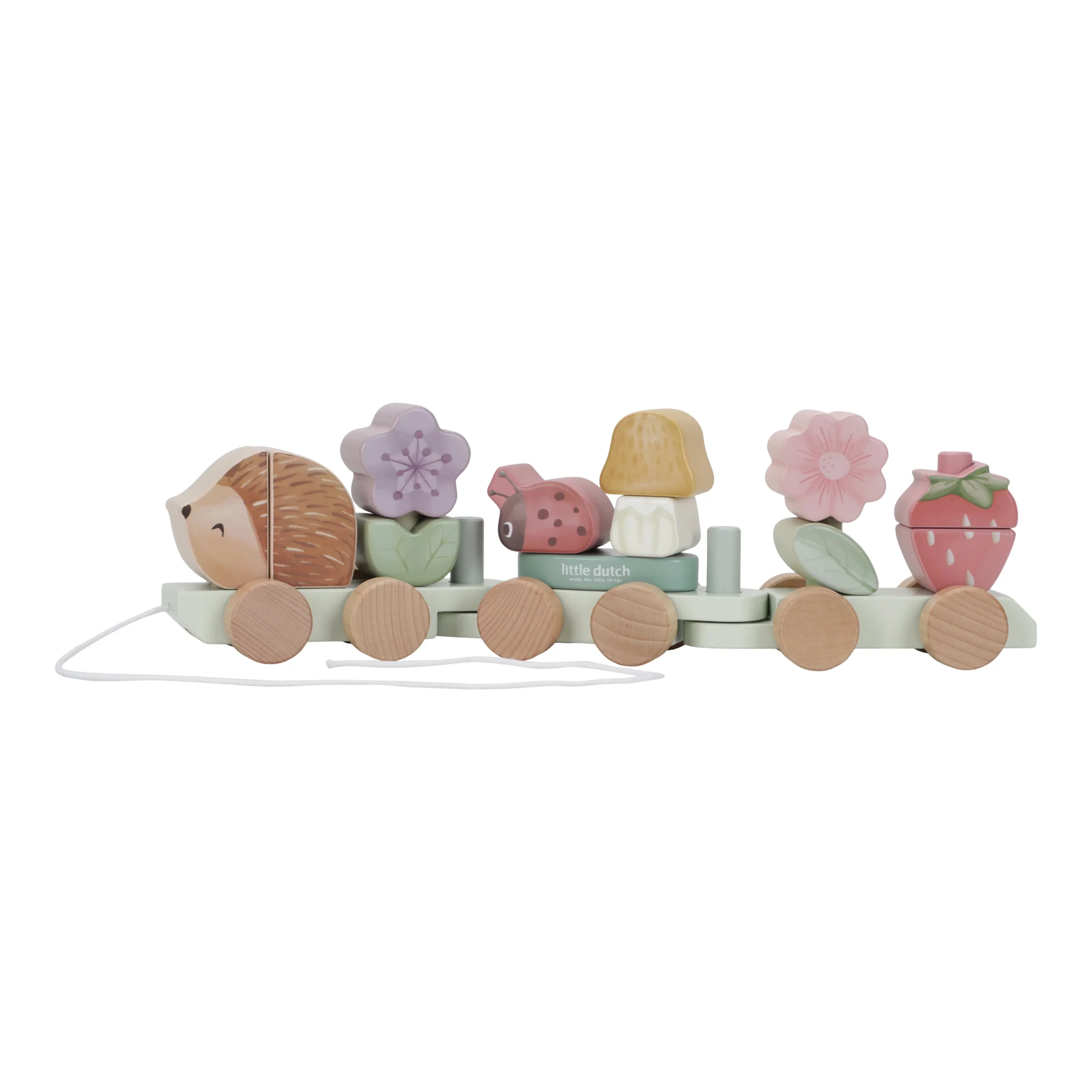 * Little Dutch Houten Blokkentrein Fairy Garden
