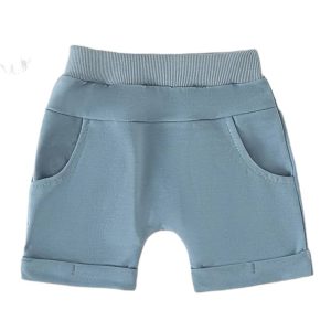 Lichtblauw short maat 62/68