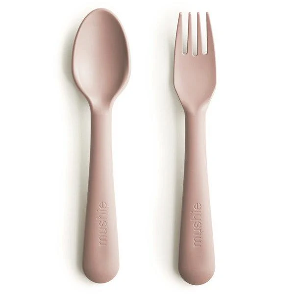 Mushie Bestek Fork Spoon | Blush - Afbeelding 2