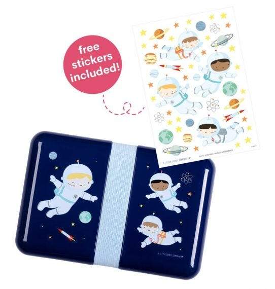 * A Little Lovely Company lunch box | Astronaut - Afbeelding 4