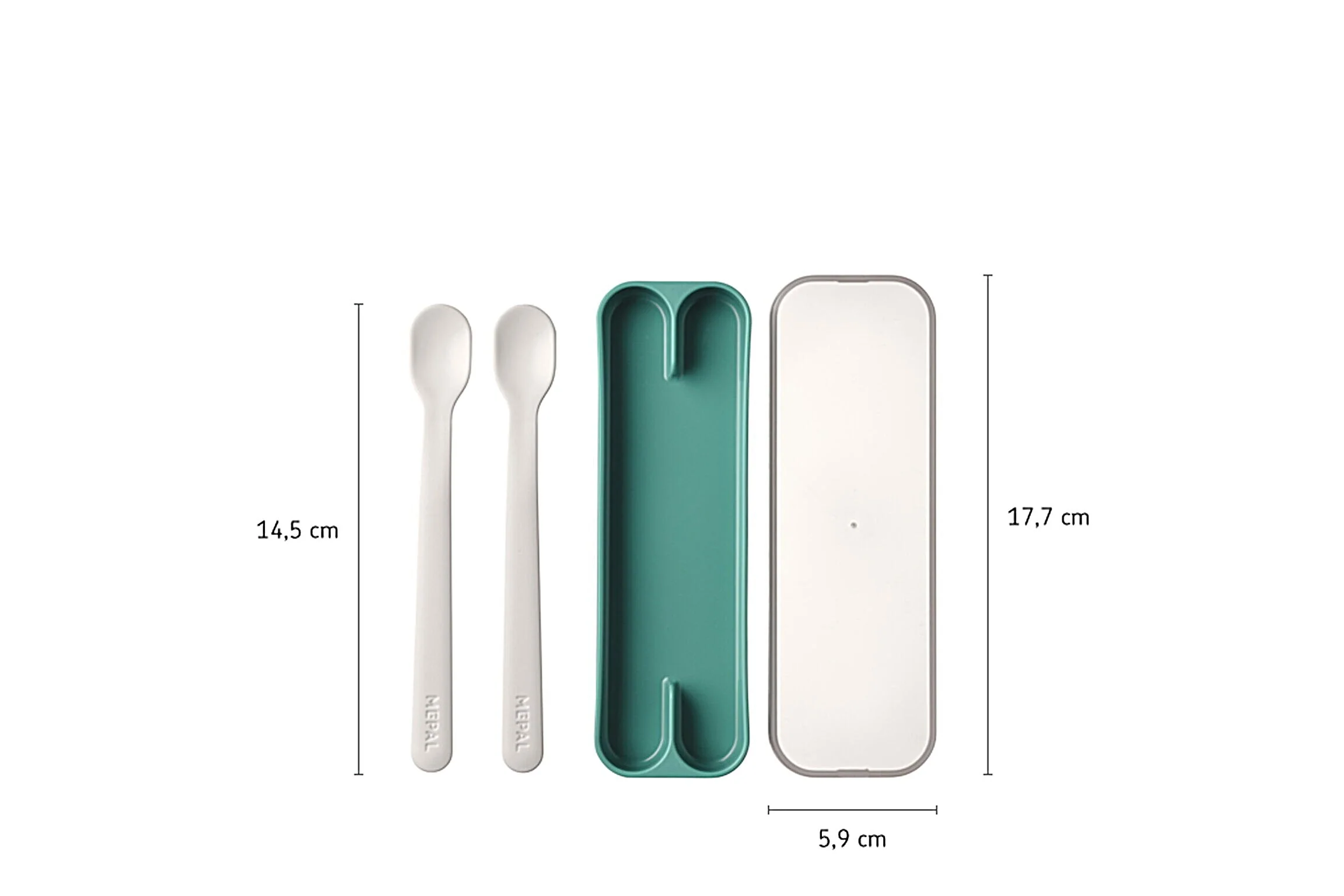 Mepal Little Dutch Baby Lepels Mio Set 2 | Little Farm - Afbeelding 3